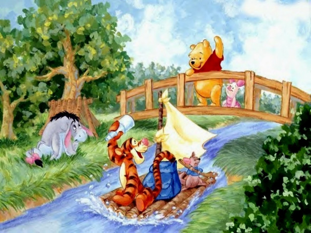 Обои картинки фото мультфильмы, winnie, the, pooh