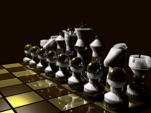 Картинка 3д графика modeling моделирование шахматы фигуры
