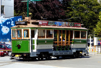 Картинка техника трамваи рельсы город трамвай