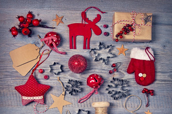 обоя праздничные, украшения, новый, год, рождество, gifts, decoration, xmas, wood, vintage, christmas, merry