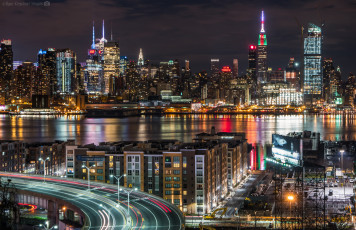 обоя new york, города, нью-йорк , сша, панорама, небоскребы
