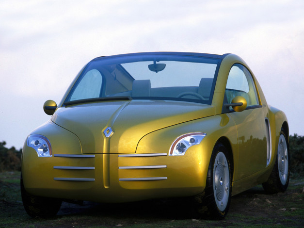 Обои картинки фото renault fiftie concept 1996, автомобили, renault, 1996, concept, fiftie