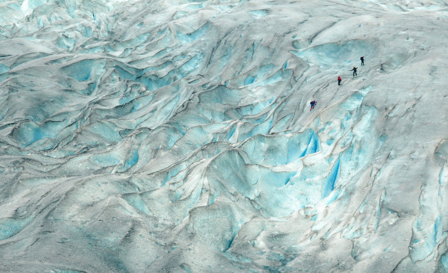 Обои картинки фото природа, айсберги и ледники, ледник, лед, торосы, люди