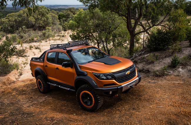 Обои картинки фото chevrolet colorado xtreme concept 2016, автомобили, chevrolet, 2016, concept, xtreme, colorado