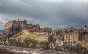 Картинка edinburgh+castle города эдинбург+ шотландия простор