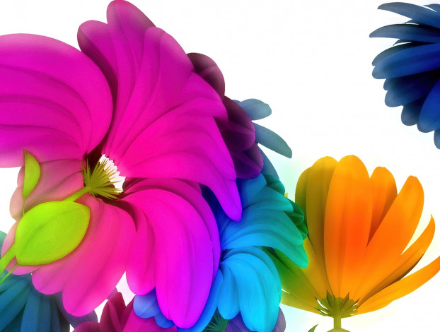 Обои картинки фото 3д графика, цветы , flowers, цветы