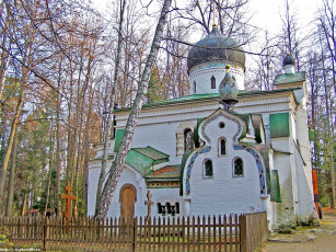 обоя абрамцево, музей, усадьба, города, православные, церкви, монастыри