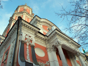 Картинка москва церковь гавриила архангела меньшикова башня города россия