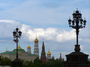 Картинка москва кремль лето города россия