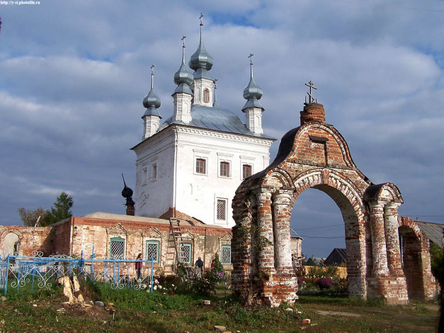 Обои картинки фото дружино, костромкая, область, города, православные, церкви, монастыри