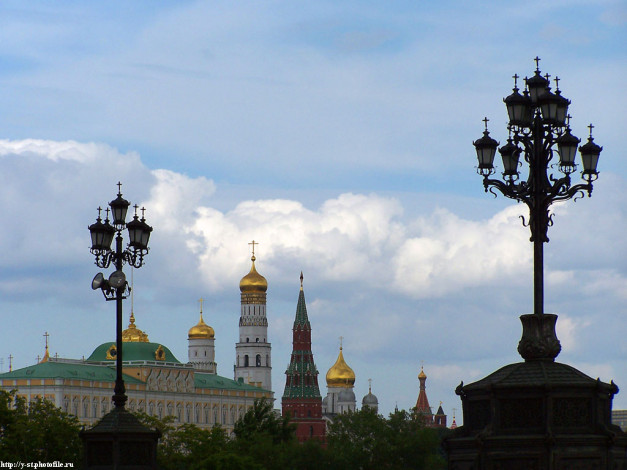 Обои картинки фото москва, кремль, лето, города, россия