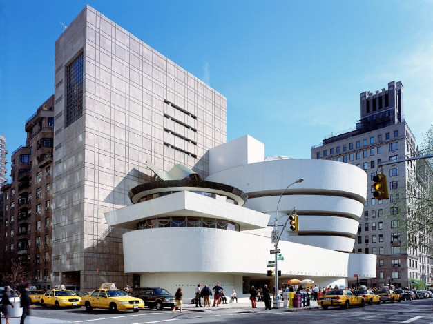 Обои картинки фото solomon, guggenheim, museum, new, york, города, нью, йорк, сша