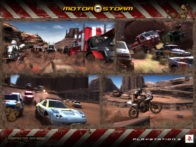 Обои картинки фото видео, игры, motorstorm