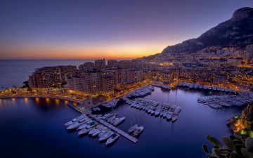 Картинка fontvieille monaco города панорамы