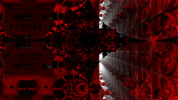 Картинка 3д графика fractal фракталы фон узор