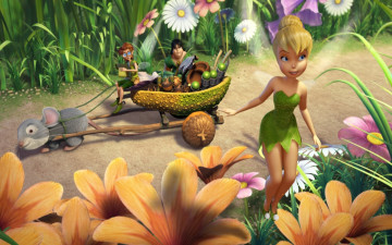 обоя мультфильмы, tinker, bell, феи