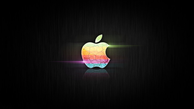 Обои картинки фото компьютеры, apple, фон, яблоко, логотип