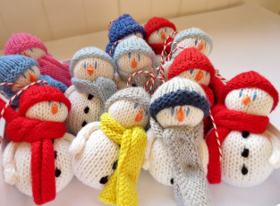 Картинка разное игрушки рукоделие снеговики