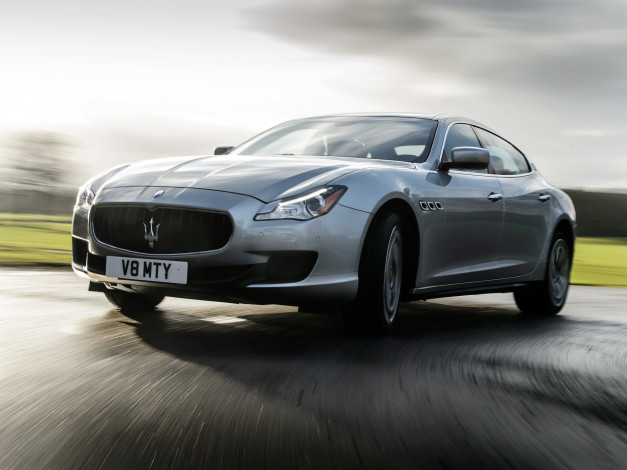 Обои картинки фото автомобили, maserati, quattroporte, 2013г, s, uk-spec