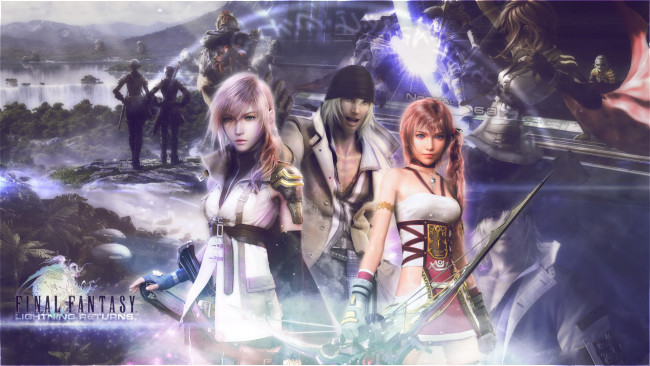 Обои картинки фото видео игры, final fantasy xiii,  lightning returns, девушки, парень