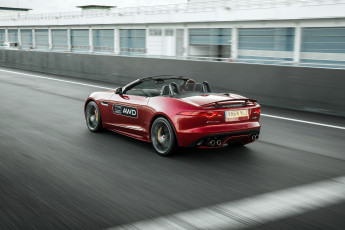 Картинка автомобили jaguar красный 2015г uk-spec r awd f-type