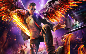обоя видео игры, saints row,  gat out of hell, адвенчура, adventure, action, hell, of, out, gat, row, saints