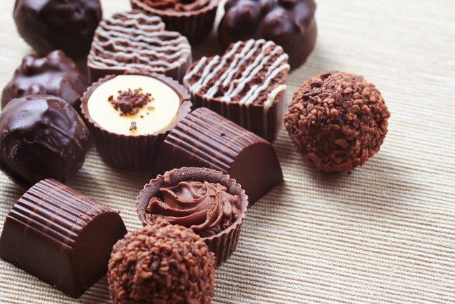 Обои картинки фото еда, конфеты,  шоколад,  сладости, шоколад, сладости