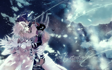 Картинка аниме +gray-man walker allen экзорцист парень воин небо облака