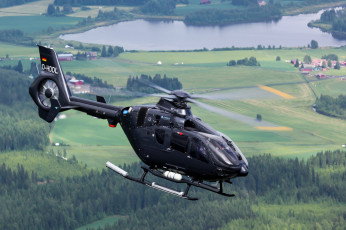 Картинка ec+135 авиация вертолёты вертушка