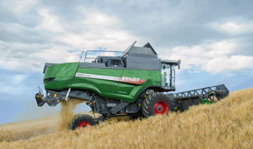 Картинка техника комбайны fendt