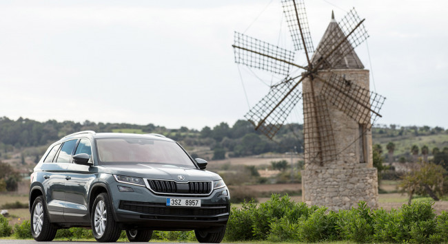 Обои картинки фото skoda kodiaq 2017, автомобили, skoda, kodiaq, 2017, внедорожник