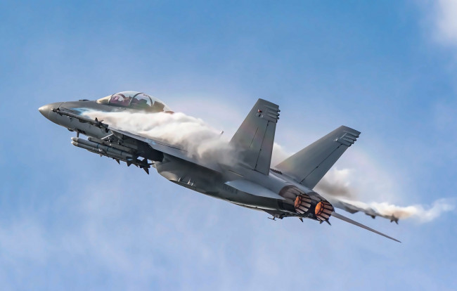 Обои картинки фото fa-18f, авиация, боевые самолёты, истреьитель