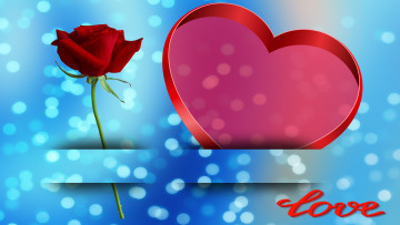 обоя праздничные, день святого валентина,  сердечки,  любовь, сердечко, фон, роза