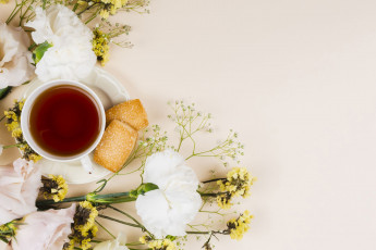 Картинка еда напитки +чай гвоздика чай печенье