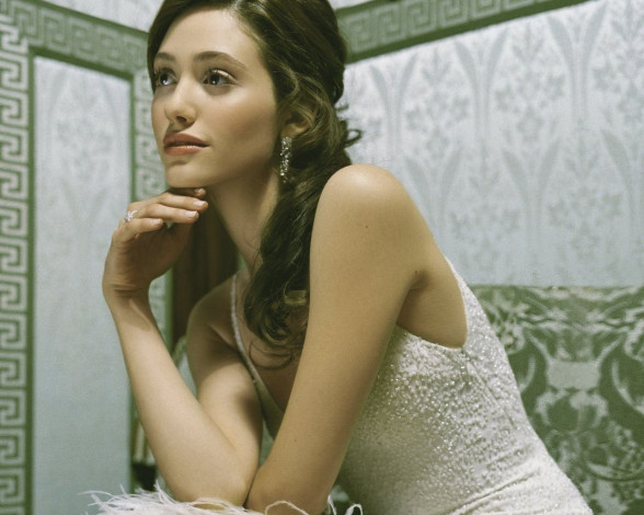 Обои картинки фото Emmy Rossum, девушки