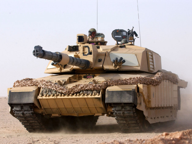 Обои картинки фото техника, военная, гусеничная, бронетехника, танк, Челленджер