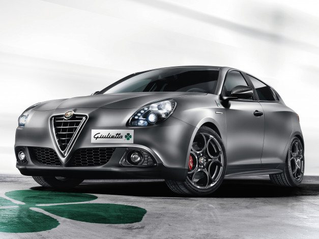 Обои картинки фото автомобили, alfa romeo, 955, 2014, verde, quadrifoglio, mito, alfa, romeo