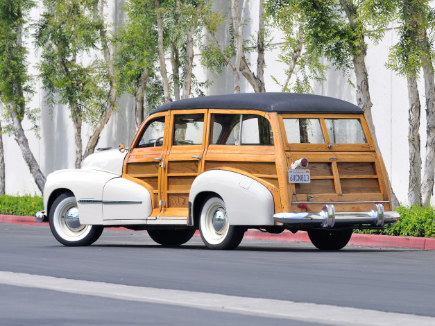 Обои картинки фото автомобили, oldsmobile, 66-68, special, 1947г, 3581, wagon, station