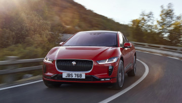 Картинка jaguar+i-pace+2019 автомобили jaguar i-pace 2019 красный