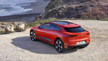 Картинка jaguar+i-pace+2019 автомобили jaguar i-pace 2019 красный