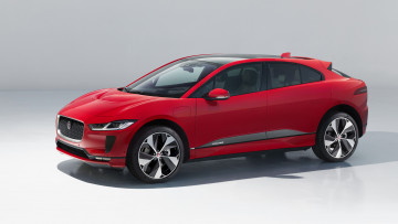 Картинка jaguar+i-pace+2019 автомобили jaguar i-pace 2019 красный