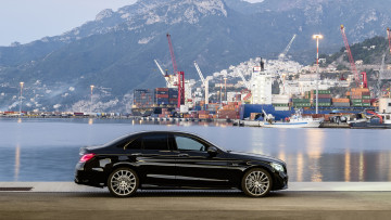 обоя mercedes-benz amg c43 4matic 2019, автомобили, mercedes-benz, c43, amg, чёрный, 2019, 4matic