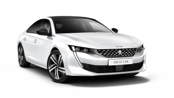 обоя peugeot 508 gt line 2019, автомобили, peugeot, белый, 2019, line, 508, gt