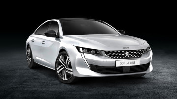 Картинка peugeot+508+gt+line+2019 автомобили peugeot белый line gt 508 2019