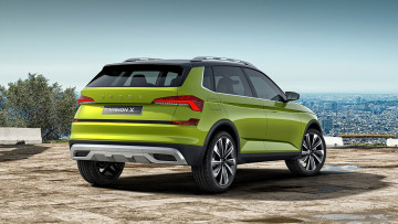 Картинка skoda+vision+x+concept+2018 автомобили skoda x vision 2018 concept