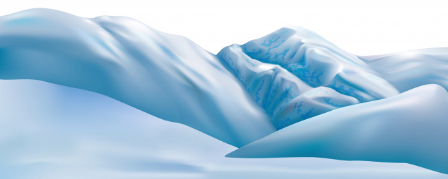 Обои картинки фото векторная графика, природа , nature, горы, снег