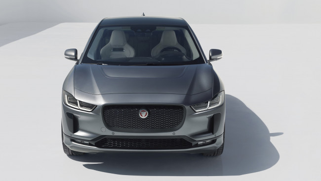 Обои картинки фото jaguar i-pace 2019, автомобили, jaguar, i-pace, 2019, серый, металлик