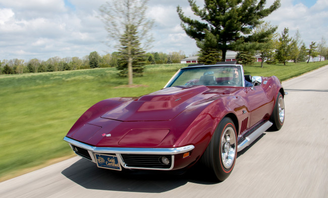 Обои картинки фото corvette stingray l88 1969, автомобили, corvette, stingray, l88, 1969