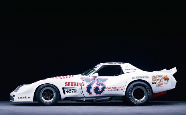 Обои картинки фото greenwood corvette imsa road racing gt 1974, автомобили, corvette, gt, road, racing, imsa, 1974, greenwood