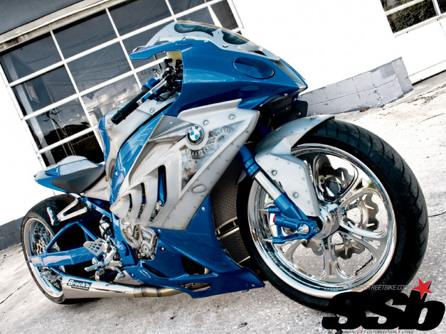 Обои картинки фото 2010, bmw, s1000rr, мотоциклы, customs